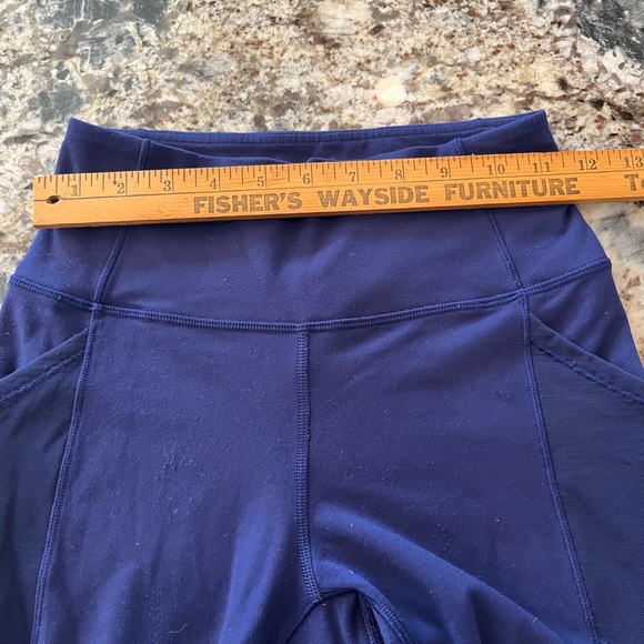 Navy Lululemon Capri Leggings - Picture 2 of 4